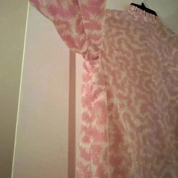 Ladies pink & white TOPSHOP blouse size 2 - Picture 10 of 15